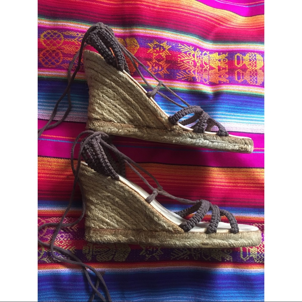 Colin Stuart Sandal Wedges Platform Summer Straps - image 1